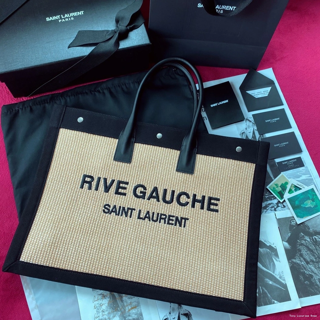 Tony Luxuries YSL BAG TOTE GAUCHE RIVE 0814